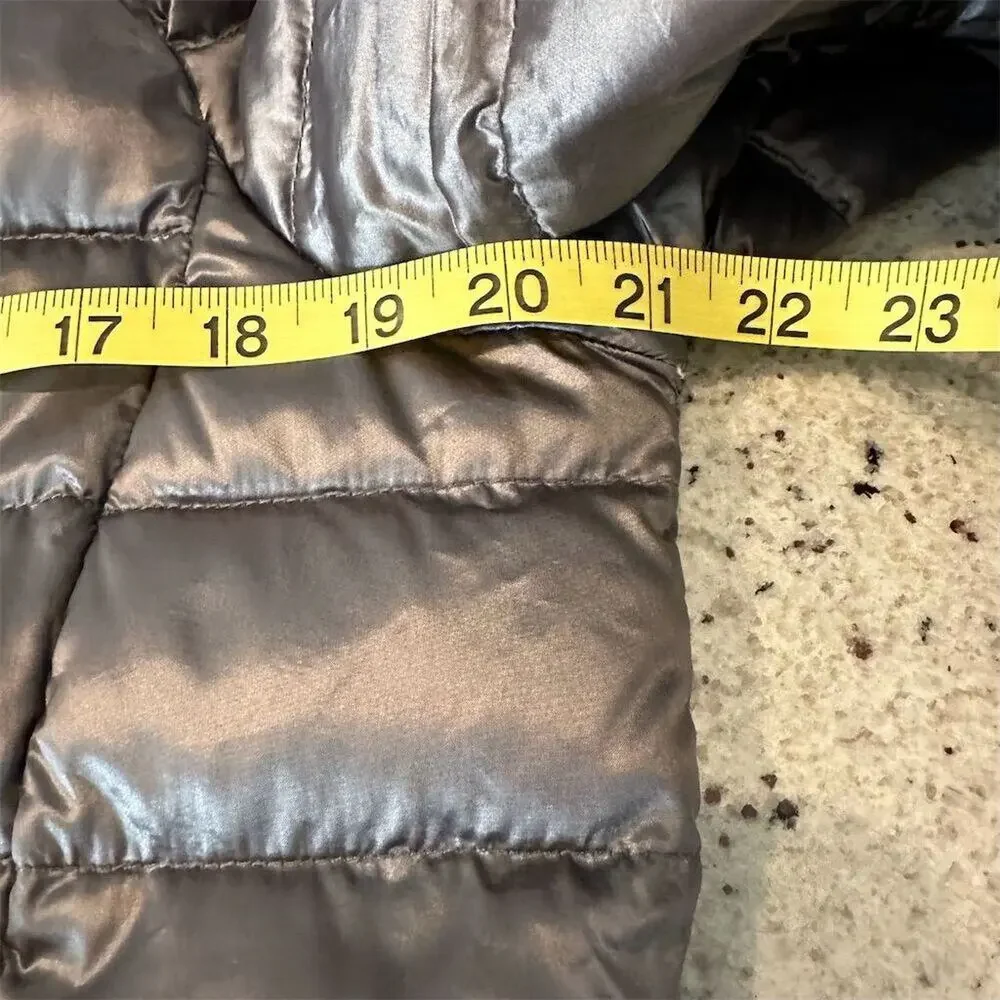Andrew Marc Packable‎ Down Puffer Jacket Gray Size M Unisex Winter Casual - Picture 9 of 15